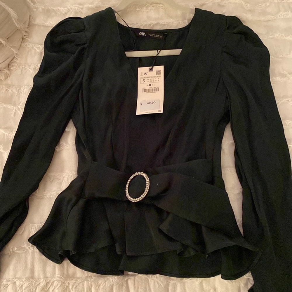 Zara Polyester Top